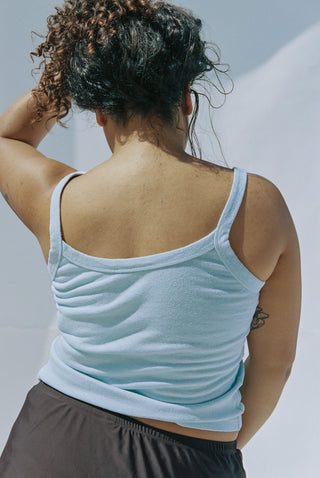 Hemp Breeze Tank Top Mineral Blue