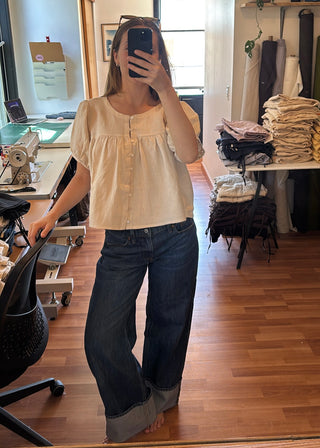 Babydoll Blouse Oatmeal