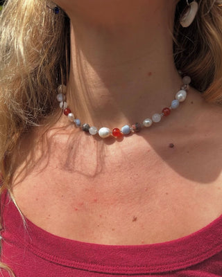 Red Beaded Necklace