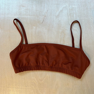 Lizzi Bikini top in Terracota