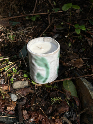 Garden Bed Ceramic Candle