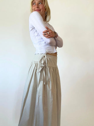 Wells Wrap Skirt Cloud