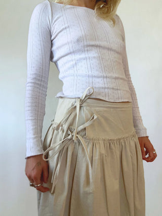 Wells Wrap Skirt Cloud