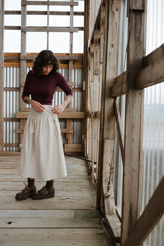 Wells Wrap Skirt Cloud