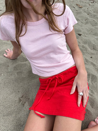 Hemp Lazy Skort Poppy Red