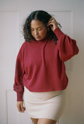 Hemp Cloud Sweater Barolo