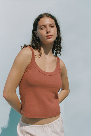 Hemp Breeze Tank Top Sunset