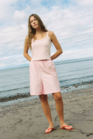 Hemp Breeze Tank Top Pink Cream