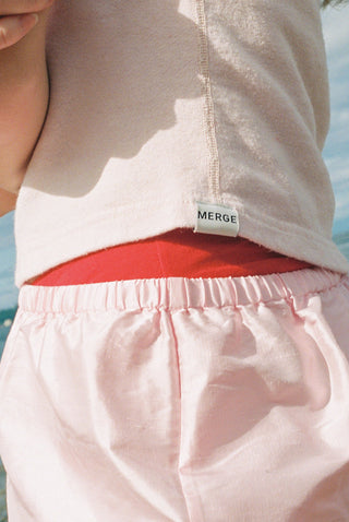 Hemp Breeze Tank Top Pink Cream