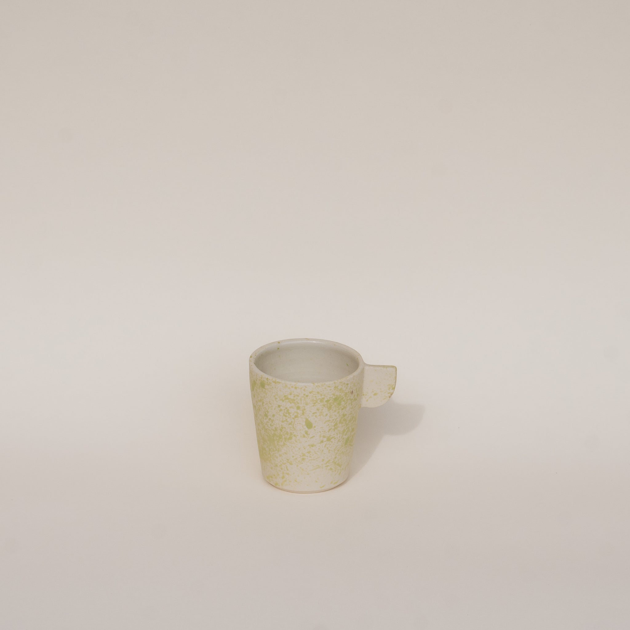 Ceramic Mug | speckled | chartreuse