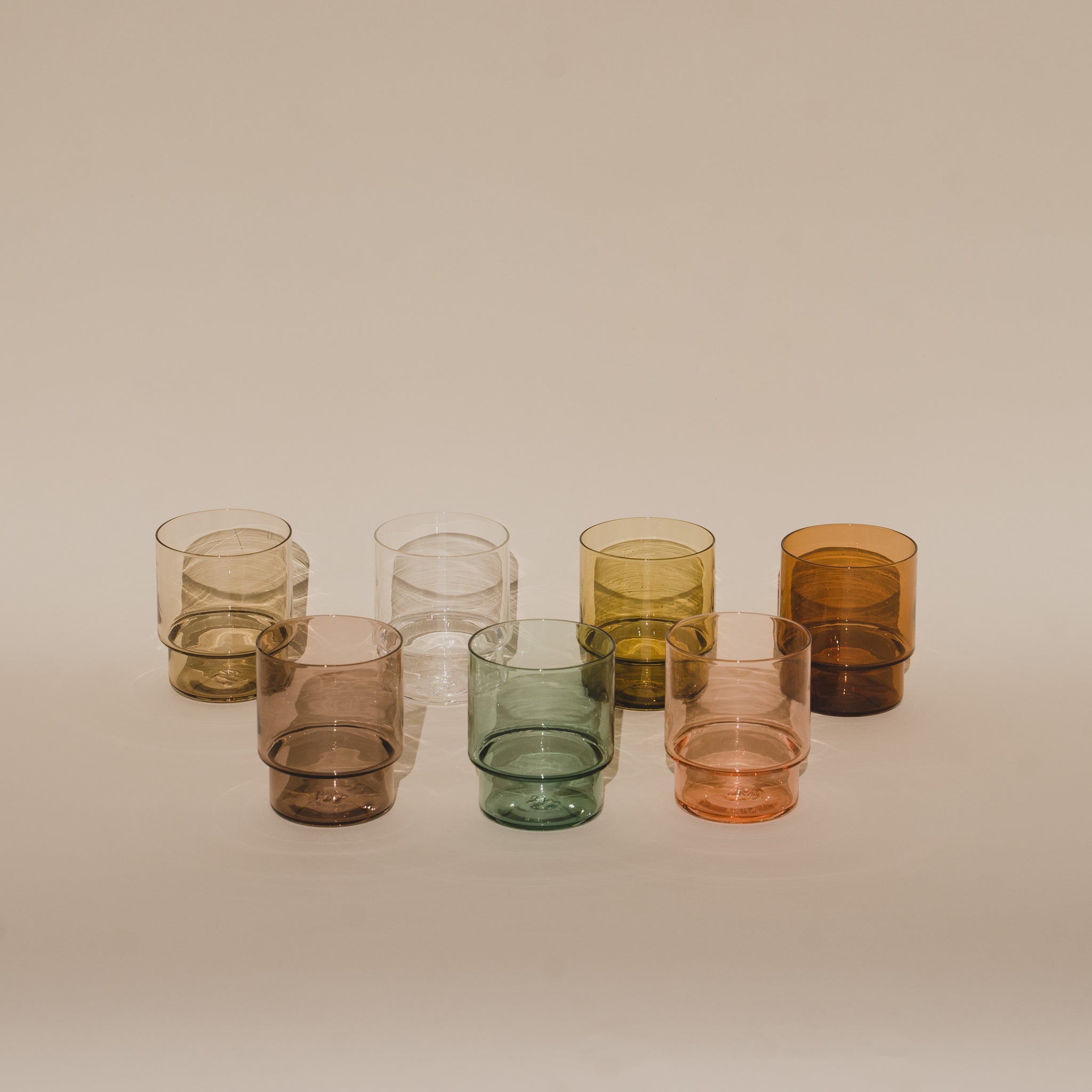 Handmade Stackable Glass | Picnic Palette